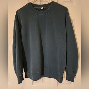 Lululemon Perfectly Oversized Crew Iron Blue Size 0